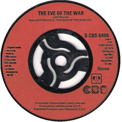 Jeff Wayne The Eve Of The War / The Red Weed Vinyl 7" USED