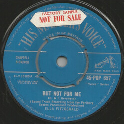 Ella Fitzgerald But Not For Me USED VINYL 7INCH 45 RPM SINGLE