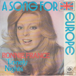 Ronnie France Lonely Nights Vinyl 7" USED