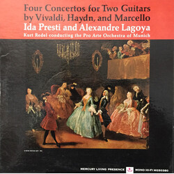 Ida Presti / Alexandre Lagoya / Kurt Redel / Orchestre Pro Arte De Munich Four Concertos For Two Guitars By Vivaldi, Haydn, And Marcello Vinyl LP USED