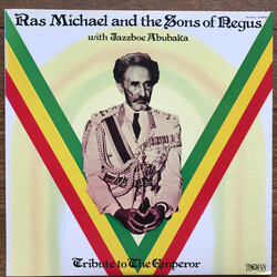 Ras Michael & The Sons Of Negus / Jazzboe Abubaka Tribute To The Emperor Rastafori Vinyl LP USED