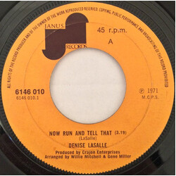 Denise LaSalle Now Run And Tell That / The Deeper I Go (The Better It Gets) USED VINYL 7INCH 45 RPM