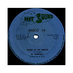 Al Campbell Word Of My Mouth USED VINYL 12INCH