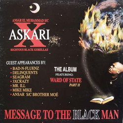 Askari X Message To The Black Man Vinyl LP USED