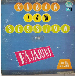Fajardo Y Sus Estrellas Cuban Jam Session Vol. 5 Vinyl LP USED