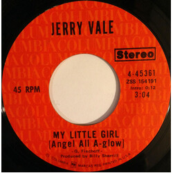 Jerry Vale My Little Girl (Angel All A-Glow) / Is It Asking Too Much USED VINYL 7INCH 45 RPM