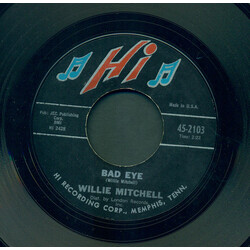Willie Mitchell Bad Eye / Sugar T USED VINYL 7INCH SINGLE 45 RPM