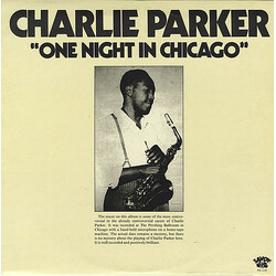 Charlie Parker One Night In Chicago Vinyl LP USED