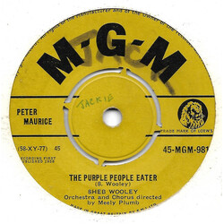 Sheb Wooley The Purple People Eater USED VINYL 7INCH 45 RPM SINGLE