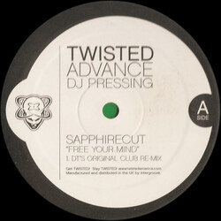 Sapphirecut Free Your Mind USED VINYL 12INCH PROMO