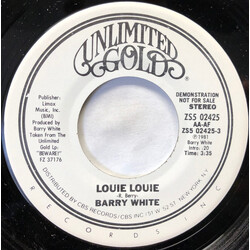 Barry White Louie Louie USED VINYL 7INCH 45 RPM PROMO STEREO