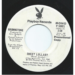 Brownstone (2) Sweet Lullaby USED VINYL 7INCH 45 RPM SINGLE PROMO