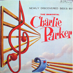 Charlie Parker Newly Discovered Sides By The Immortal Charlie Parker Vinyl LP USED