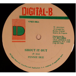 Penny Irie / Glen Ricketts Shout It Out / Sitting In The Backseat USED VINYL 12INCH 45 RPM