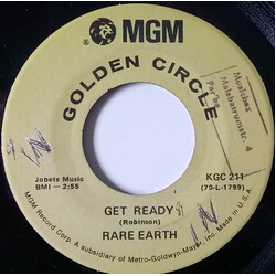 Rare Earth Get Ready / Morning USED VINYL 7INCH SINGLE