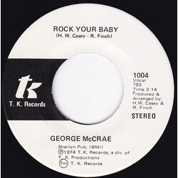 George McCrae Rock Your Baby USED VINYL 7INCH 45 RPM SINGLE PROMO