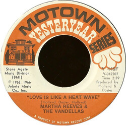 Martha Reeves & The Vandellas Love Is Like A Heat Wave / Come And Get These Memories USED VINYL 7INCH 45 RPM SINGLE