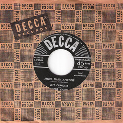 Jeff Chandler (4) / Victor Young More Than Anyone USED VINYL 7INCH 45 RPM SINGLE