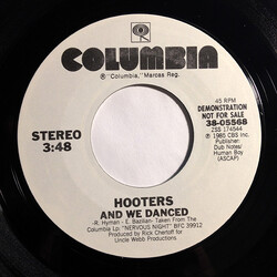 The Hooters And We Danced Vinyl 7" USED