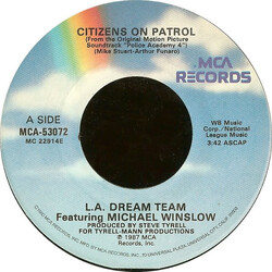 L.A. Dream Team Citizens On Patrol USED VINYL 7INCH 45 RPM
