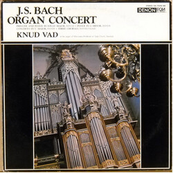Johann Sebastian Bach / Knud Vad Organ Concert Vinyl LP USED
