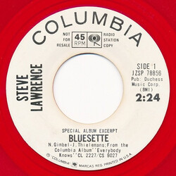 Steve Lawrence (2) Bluesette / People USED VINYL 7INCH 45 RPM SINGLE PROMO