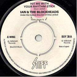 Ian Dury And The Blockheads Hit Me With Your Rhythm Stick USED VINYL 7INCH 45 RPM SINGLE