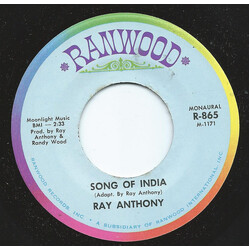 Ray Anthony Song Of India USED VINYL 7INCH 45 RPM MONO