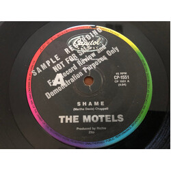 The Motels Shame USED VINYL 7INCH 45 RPM PROMO