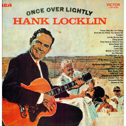 Hank Locklin Once Over Lightly Vinyl LP USED