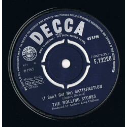 The Rolling Stones (I Can't Get No) Satisfaction USED VINYL 7INCH 45 RPM SINGLE