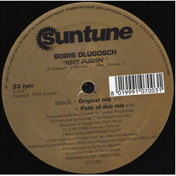 Boris Dlugosch Keep Pushin' USED VINYL 12INCH 33 S RPM
