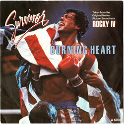 Survivor Burning Heart VINYL 7" USED