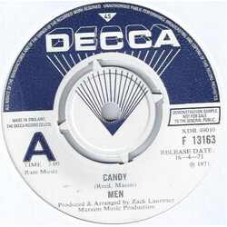 Men (6) Candy USED VINYL 7INCH 45 RPM SINGLE PROMO