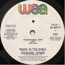 Howard Jones Pearl In The Shell USED VINYL 7INCH PROMO SINGLE