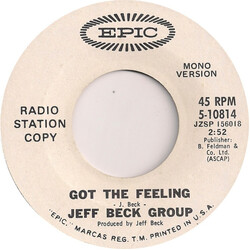 Jeff Beck Group Got The Feeling USED VINYL 7INCH 45 RPM SINGLE PROMO STYRENE STEREO MONO