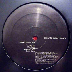Xhin / Go Hiyama / Donor Hepta / Tasu / Lapse USED VINYL 12INCH 45 RPM 33 S RPM