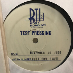 While Haze 01 USED VINYL 12INCH TEST PRESSING