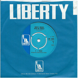 P.J. Proby What's Wrong With My World USED VINYL 7INCH 45 RPM SINGLE