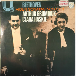 Arthur Grumiaux / Clara Haskil / Ludwig van Beethoven Violin Sonatas Nos. 1, 2, 3 Vinyl LP USED