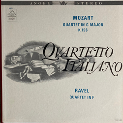 Wolfgang Amadeus Mozart / Maurice Ravel / Quartetto Italiano Quartet In F, Quartet In G Major, K.156 Vinyl LP USED