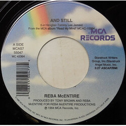 Reba McEntire And Still USED VINYL 7INCH 45 RPM SINGLE