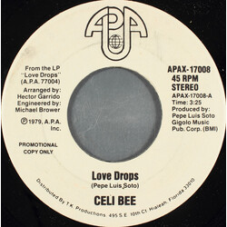 Celi Bee Love Drops USED VINYL 7INCH 45 RPM SINGLE PROMO