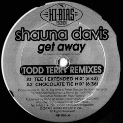 Shauna Davis Get Away (Todd Terry Remixes) Vinyl 12" USED