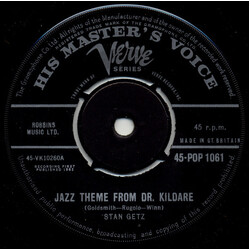 Stan Getz / Charlie Byrd Jazz Theme From Dr. Kildare / Desafinado Vinyl 7" USED