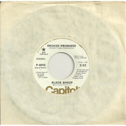 Black Sheep (5) Broken Promises Vinyl 7" USED