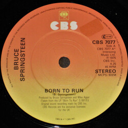 Bruce Springsteen Born To Run USED VINYL 7INCH 45 RPM SINGLE REISSUE