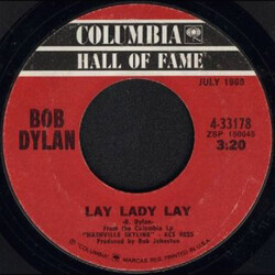 Bob Dylan Lay Lady Lay / I Threw It All Away USED VINYL 7INCH