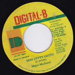 Major Mackerel Miss Getty Getty USED VINYL 7INCH 45 RPM