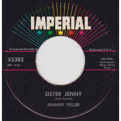Johnny Fuller Sister Jenny / My Heart Is Bleeding USED VINYL 7INCH 45 RPM REISSUE